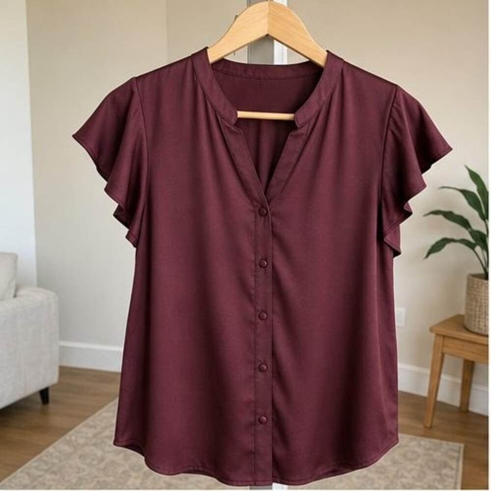 Burgundy Cami Blouse